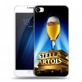 Дизайнерский пластиковый чехол для Meizu U20 Stella Artois