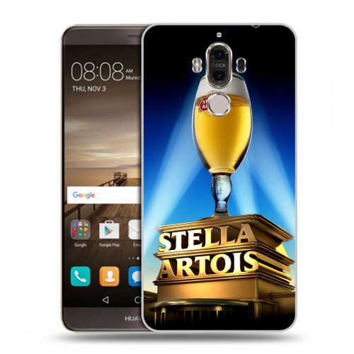 Дизайнерский пластиковый чехол для Huawei Mate 9 Stella Artois