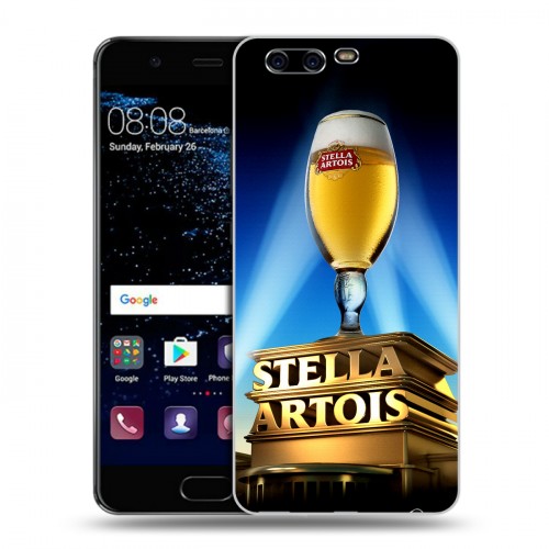 Дизайнерский пластиковый чехол для Huawei P10 Stella Artois