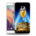 Дизайнерский пластиковый чехол для HTC One X10 Stella Artois