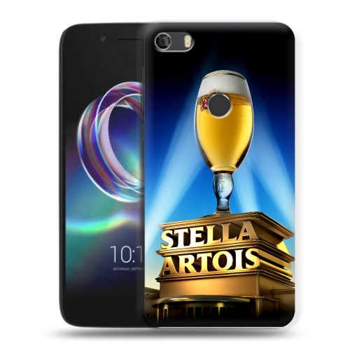 Дизайнерский силиконовый чехол для Alcatel Idol 5 Stella Artois