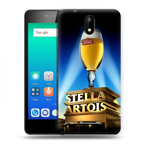 Дизайнерский силиконовый чехол для Micromax Q409 Stella Artois