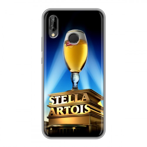 Дизайнерский силиконовый чехол для Huawei P20 Lite Stella Artois