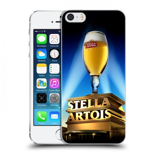 Дизайнерский пластиковый чехол для Iphone 5s Stella Artois