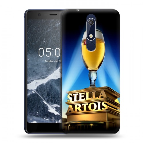 Дизайнерский пластиковый чехол для Nokia 5.1 Stella Artois