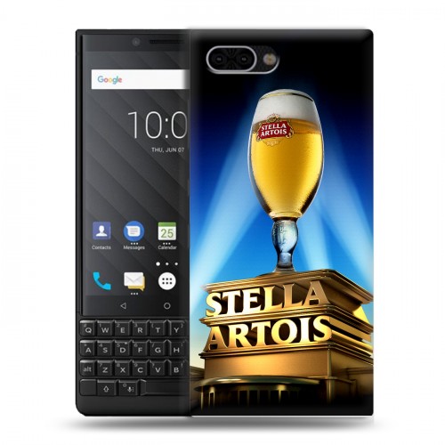 Дизайнерский пластиковый чехол для BlackBerry KEY2 Stella Artois