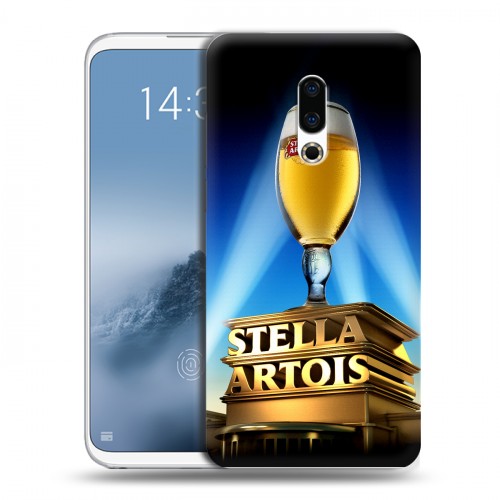 Дизайнерский силиконовый чехол для Meizu 16th Plus Stella Artois