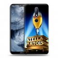 Дизайнерский пластиковый чехол для Nokia 6.1 Plus Stella Artois