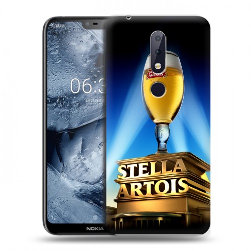 Дизайнерский пластиковый чехол для Nokia 6.1 Plus Stella Artois