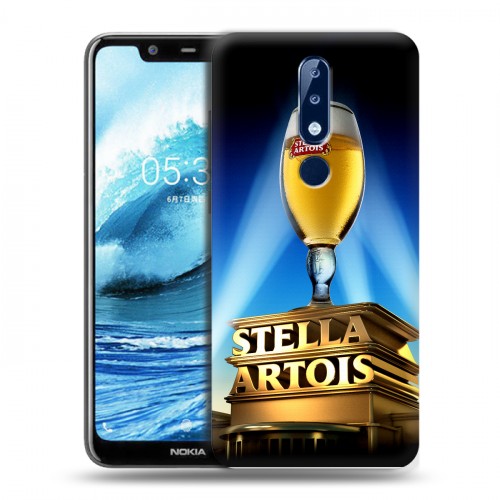 Дизайнерский пластиковый чехол для Nokia 5.1 Plus Stella Artois