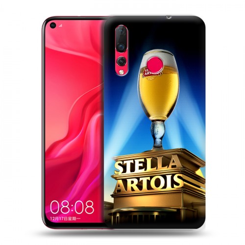 Дизайнерский пластиковый чехол для Huawei Nova 4 Stella Artois