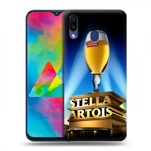 Дизайнерский пластиковый чехол для Samsung Galaxy M20 Stella Artois