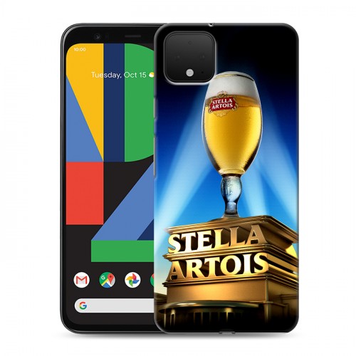 Дизайнерский пластиковый чехол для Google Pixel 4 Stella Artois