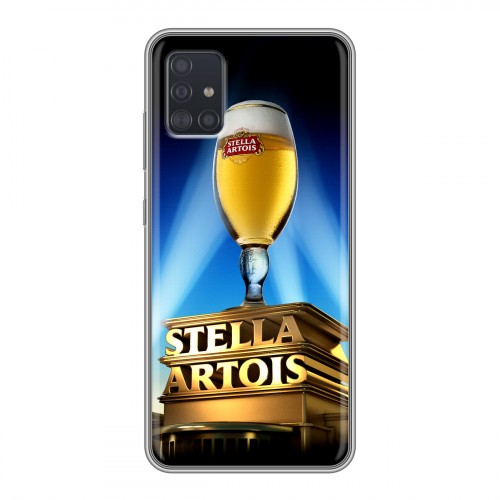 Дизайнерский силиконовый чехол для Samsung Galaxy A51 Stella Artois