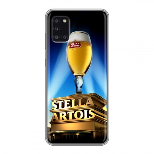Дизайнерский силиконовый чехол для Samsung Galaxy A31 Stella Artois