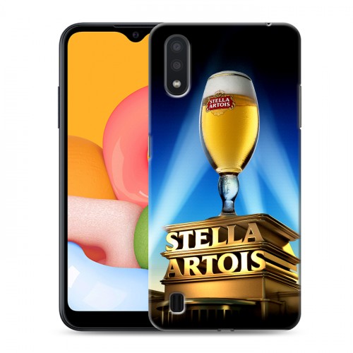 Дизайнерский силиконовый чехол для Samsung Galaxy M01 Stella Artois