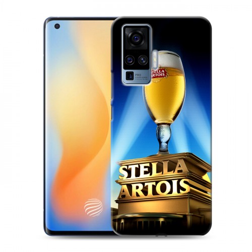 Дизайнерский силиконовый чехол для Vivo X50 Pro Stella Artois