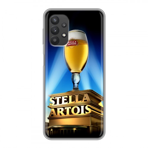 Дизайнерский силиконовый чехол для Samsung Galaxy A32 Stella Artois