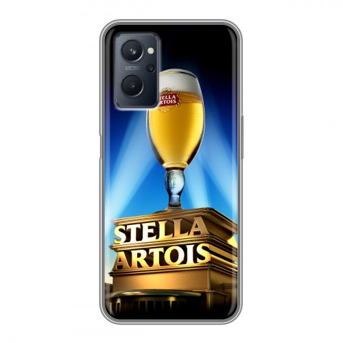 Дизайнерский силиконовый чехол для Realme 9i Stella Artois