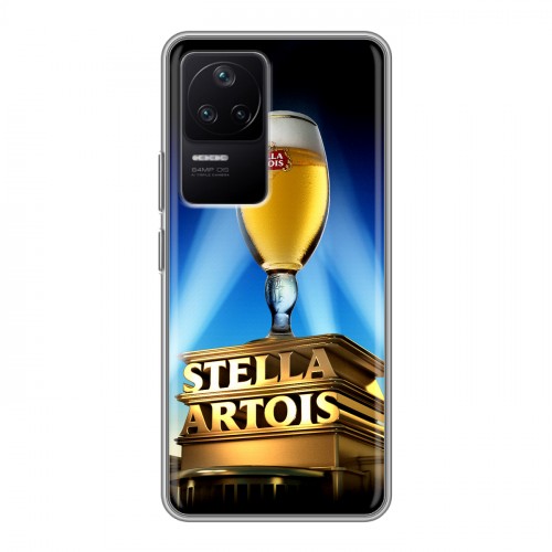 Дизайнерский силиконовый чехол для Xiaomi Poco F4 Stella Artois