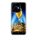 Дизайнерский силиконовый чехол для Tecno Spark 10C Stella Artois