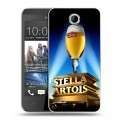 Дизайнерский пластиковый чехол для HTC Desire 300 Stella Artois