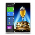 Дизайнерский силиконовый чехол для Nokia XL Stella Artois