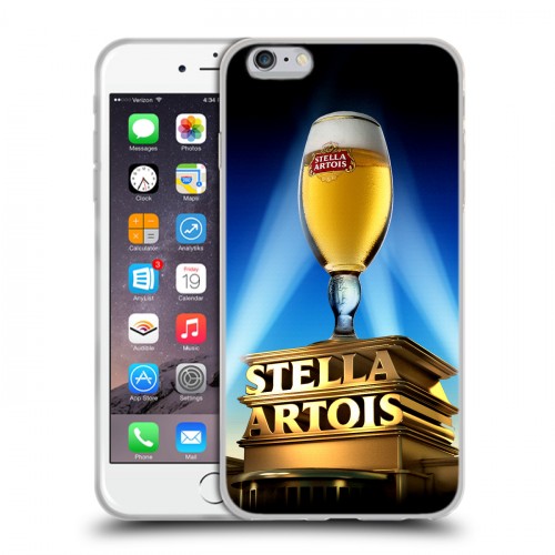 Дизайнерский силиконовый чехол для Iphone 6 Plus/6s Plus Stella Artois