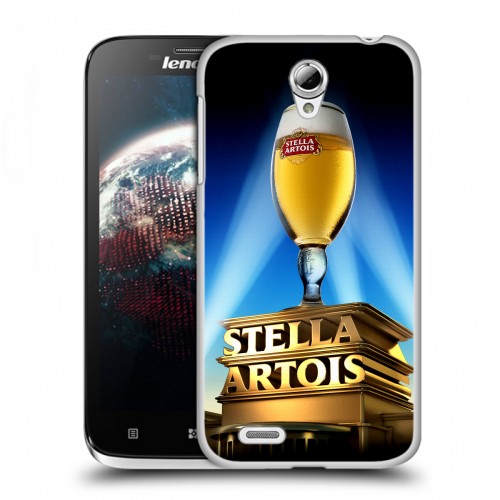 Дизайнерский пластиковый чехол для Lenovo A859 Ideaphone Stella Artois