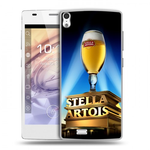 Дизайнерский силиконовый чехол для Prestigio Grace Stella Artois