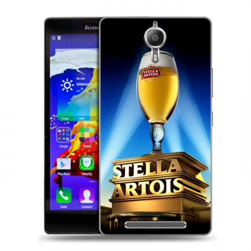 Дизайнерский пластиковый чехол для Lenovo P90 Stella Artois