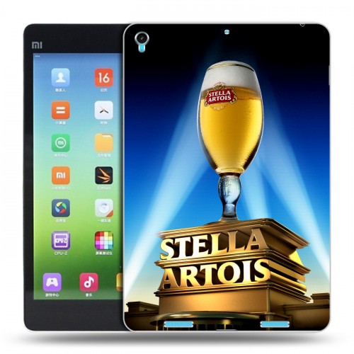 Дизайнерский силиконовый чехол для Xiaomi MiPad Stella Artois