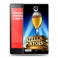 Дизайнерский силиконовый чехол для Xiaomi RedMi Note Stella Artois