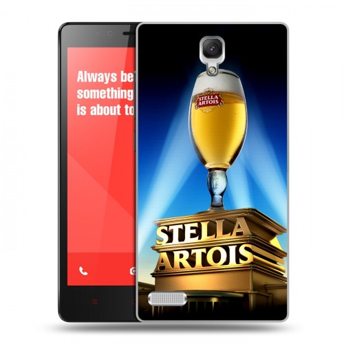 Дизайнерский силиконовый чехол для Xiaomi RedMi Note Stella Artois