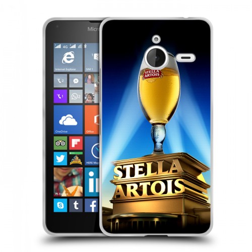 Дизайнерский пластиковый чехол для Microsoft Lumia 640 XL Stella Artois