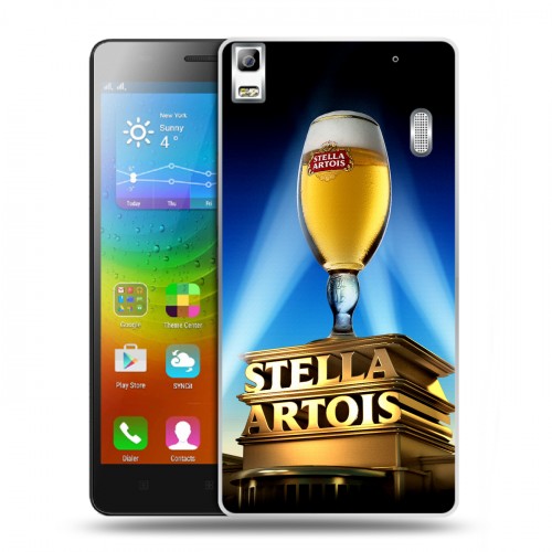 Дизайнерский пластиковый чехол для Lenovo A7000 Stella Artois