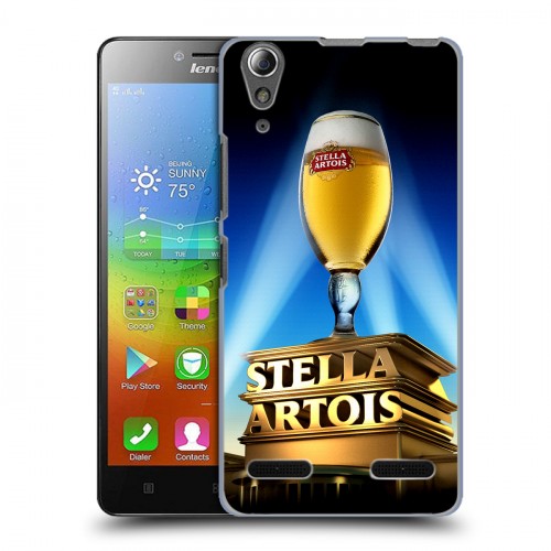 Дизайнерский пластиковый чехол для Lenovo A6000 Stella Artois