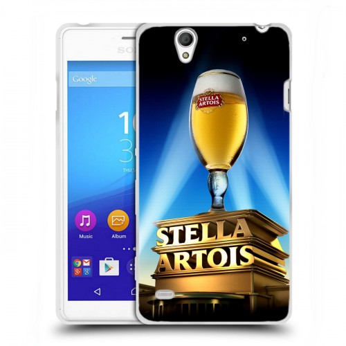 Дизайнерский пластиковый чехол для Sony Xperia C4 Stella Artois