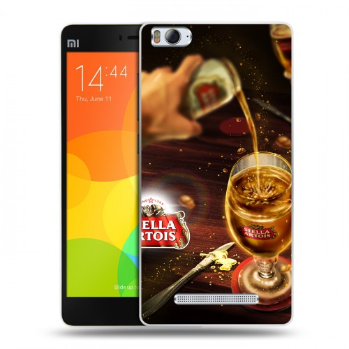 Дизайнерский пластиковый чехол для Xiaomi Mi4i Stella Artois