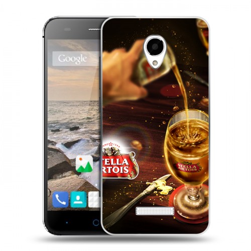 Дизайнерский силиконовый чехол для Micromax Canvas Spark Stella Artois