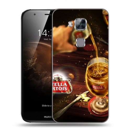 Дизайнерский пластиковый чехол для Huawei G8 Stella Artois