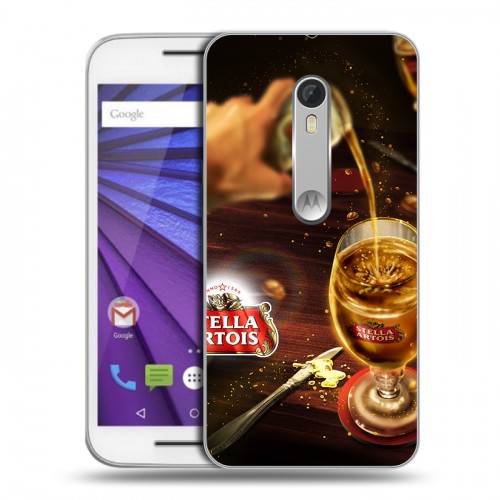 Дизайнерский пластиковый чехол для Lenovo Moto G Stella Artois