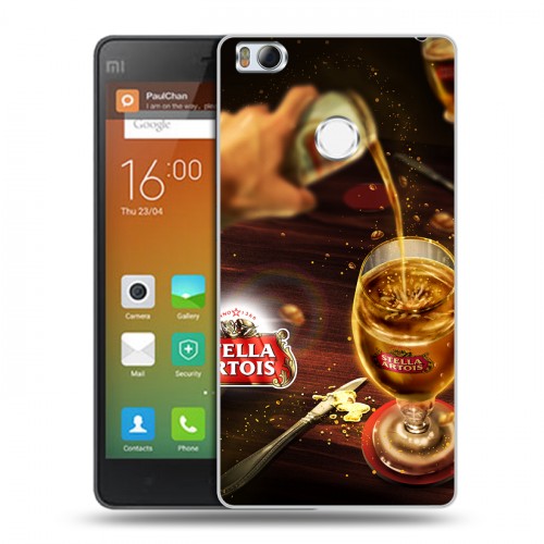 Дизайнерский пластиковый чехол для Xiaomi Mi4S Stella Artois