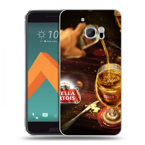 Дизайнерский пластиковый чехол для HTC 10 Stella Artois