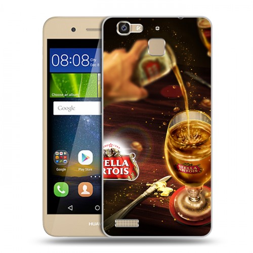 Дизайнерский пластиковый чехол для Huawei GR3 Stella Artois