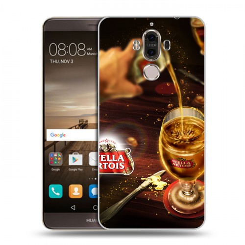 Дизайнерский пластиковый чехол для Huawei Mate 9 Stella Artois