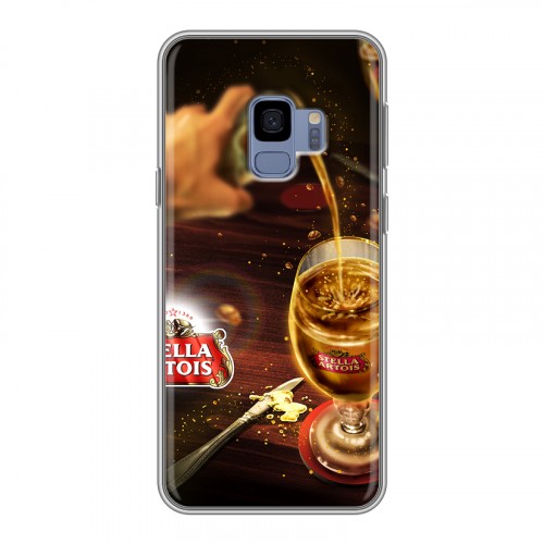 Дизайнерский пластиковый чехол для Samsung Galaxy S9 Stella Artois