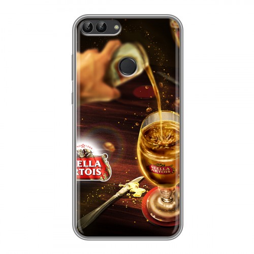 Дизайнерский силиконовый чехол для Huawei P Smart Stella Artois