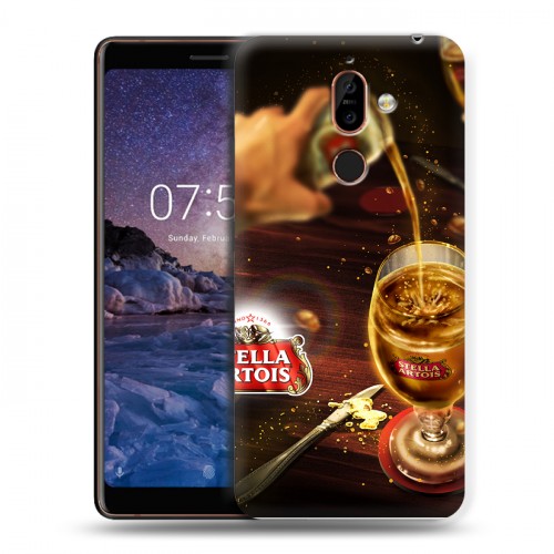 Дизайнерский пластиковый чехол для Nokia 7 Plus Stella Artois