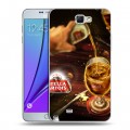 Дизайнерский пластиковый чехол для Samsung Galaxy Note 2 Stella Artois